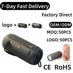 TG227 Portable Wireless Speaker Waterproof Bass Outdoor Camping Low MOQ Private Label Factory 7-Day Fast Delivery Bulk