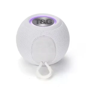 TG337 Blue Tooth Speaker Wireless Colorful Lamp Fabric USB TF Aux Subwoofer Outdoor Portable Belt Mini Speaker BT RGB Light