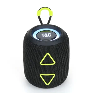 TG655 Portable Speaker Outdoor Indoor Colorful LED Round Wireless Speaker