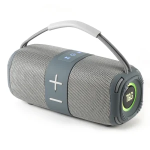 TG668 High-volume Dynamic Sound Bluetooth Speaker Two-channel LED Diaphragm Portable Fabric Wireless Speaker