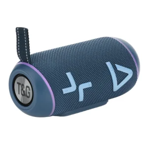 TG695 Wireless BT Speaker Outdoor Portable Fabric Art Subwoofer RGB LED Light Desktop BT Audio Mini belt handle hook column