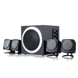 TMN3BT 4.1 Channel 5.25″ Woofer Subwoofer Speaker System with 50-100W Output for Home Theatre Multimedia Entertainment