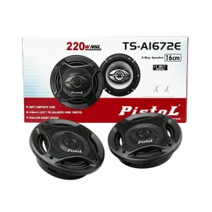 TS A1672E 6 Inch 2 Way Car Coaxial Speaker 220W Max 30W RMS 4 Ohm 91dB Full Range Loudspeaker for Car Audio