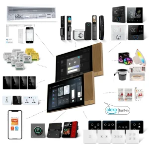 TUOAN Tuya TPA08 Smart 8pro Control Panel with Asian/US/EU Standard for Smart Life App