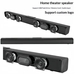TV Soundbar Wireless Home Theater 4-Piece ABS 20W High Power Speaker