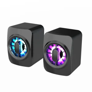 TWS LED Mini Bt Speakers Stereo Sound 2.0 Portable Wireless Speakers for Laptop Computer Desktop PC Bookshelf Outdoor