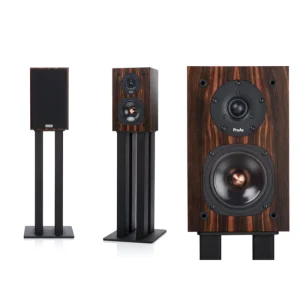 Tablette 10 Signature Hifi Wood Bookshelf Speaker 50W Wired Stereo 5″ Woofer