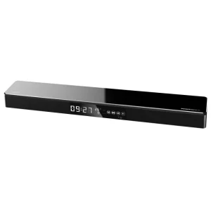 Tempering Glass LED Display SoundBar BT Speaker 2.1 Stereo Home Theatre System Soundbar with Subwoofer US Plug UK Plug