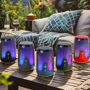 Tg652 BT Speaker High Sound Quality Atmosphere Light Connected to Computer Subwoofer High Volume Outdoor Wireless Speaker