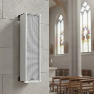 Thinuna IP-40SK-BS IP Network Sound Column 40W Active Column Church Speaker Public Address System Waterproof Wall Mount Speaker