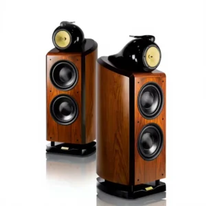 Three-way HiFi Speaker Home Audio Sound Double 10 Inch Woofer HiFi Loudspeaker Wooden Bookshelf Speaker