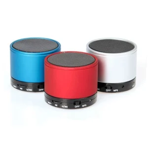 Trade Show Souvenir Gift Personalized Logo Printing S10 Aluminium Shell Mini Portable Cylinder Shape BT Wireless Speaker