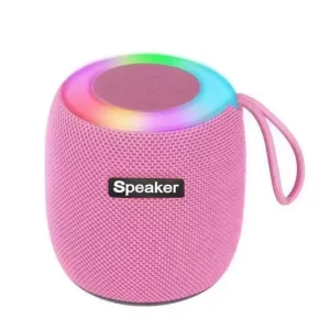 Travelt Mini Blue Tooth Lanyard Portable Speakers Waterproof Colored Lights Outdoor Wireless Party Speaker