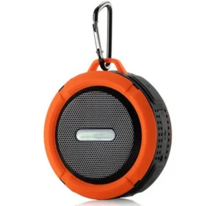 Trending New Outdoor Waterproof Bass Subwoofer Keychain Portable Wireless Speakers With Suction Cup TF Card Party Speaker