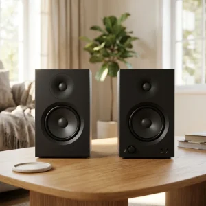 Trends Products New Arrival Bluetooth Bookshelf Speakers 60W Deep Bass 4 Inch Pc Speakers with Subwoofer