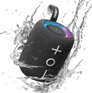 Tribit StormBox Mini+ Portable Bluetooth Speaker Mini RGB LED Lighting IPX7 Waterproof for Outdoor Parties Home Use