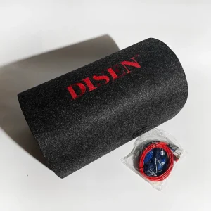 Tunnel type Car Side Audio Speaker 10 Inches 12V Car mounted Compatible Subwoofer Speaker System Single 100W RMS Remote Control
