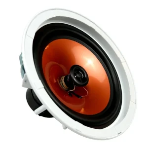Two-Way Coaxial Hi-Fi 8-Inch Bass Horn Ceiling Speaker 70-100V Loudspeaker for Living Room Public Address System