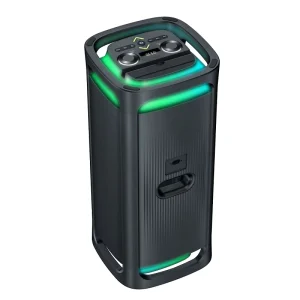 ULT Tower 9 Bluetooth Karaoke Party Speaker with Powerful Bass 360° Sound and Party Lights and Convenient Carrying