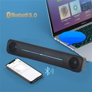 USB Bluetooth Speaker Theater Surround SoundBar for PC TV Sound Bar Bass Stereo Powerful Music Speakers