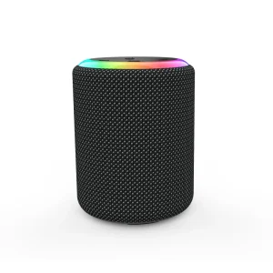 USB C Rechargeable IPX6 Waterproof Portable Black Bluetooth Speaker for Party and Outdoor