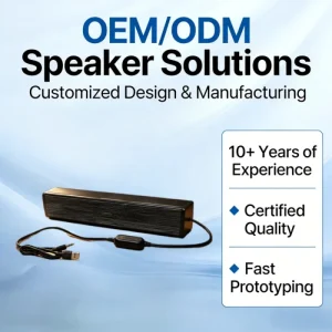 USB Powered 5.0 Computer Speakers RGB LED Wired Desktop Laptop Monitor Compact Mini Stereo Sound Volume Control