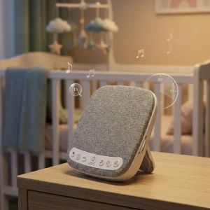 USB Rechargeable Plastic Multifunction Baby Gift Sleep aiding White Noise Machine with 18 Soothing Sounds Relaxation Sleep Aid