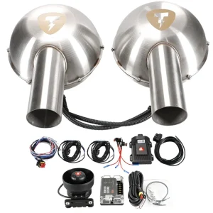 Universal Electronic Exhaust Sound Simulator Car Modification Sport Car Sound Adjustable THOR Multiple Sounds Dual Muffler