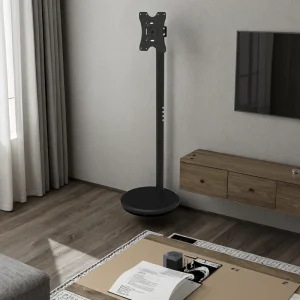 Universal Vesa TV Floor Stand with Swivel Mount for 42 Inch Screens