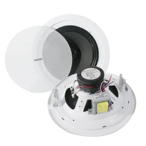 V Factory Supply High SPL Metal Ceiling Speaker with Coaxial Ultra High Sensitivity for Home Commercial PA