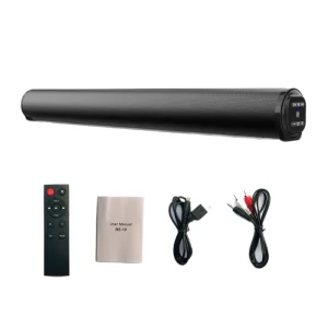 V5.0 Soundbar Long Strip Speaker IPX4 Waterproof High Volume Sound Booster Battery for TVs Smartphones Projectors