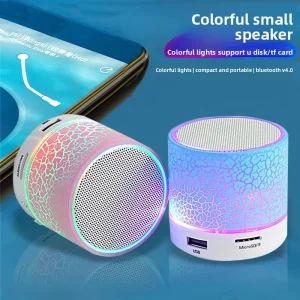 V5.0 Subwoofer Speaker Wireless Stereo Outdoor Mini Portable USB TF Card Supported Battery Powered Home