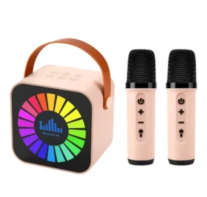 V9 Mini Portable Microphone Audio Home Small Family Singing KTV Karaoke Machine Wireless BT Outdoor Speaker