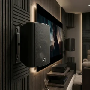 VANT MS50 Monitor Speakers Wall-Mounted 100W/400W Peak Black with 3 Months Warranty for Studios Restaurants & Commercial Spaces