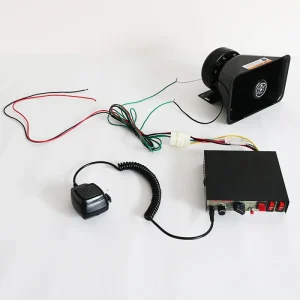 Vehicle Warning Horn Car Speaker Siren Cjb 200w 12v 2 way 6 Loud Sound Microphone Fire Loudspeaker Emergency Alarm System