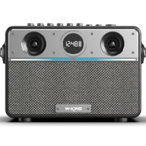 W King T16S Wireless Speaker 80W Portable Speakers Woofer Speaker Box with Microphone Home Theater Bass Speaker Karaoke System