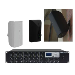 W8 8 Inch Full Range Party PA Audio Sound System Custom Logo Outdoor Wall Mounted Speaker Box for School Classroom Hotel