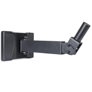 WB339 Heavy Duty Adjustable Speaker Wall Bracket Secure Mount for Bookshelf and Monitor Speakers