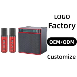 WJ-A835 Portable Rechargeable Heavy Bass Wireless Speaker Dual Microphone Home Outdoor Party