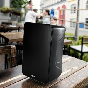 WS4T Commercial 4″ Narrow Edge Stylish Outdoor Waterproof Wall Mounted Speaker for Restaurants Lobbies