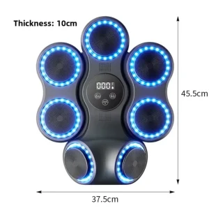 Wall Mount Smart Rhythm Boxing Pad for Durable Home Gym Workout