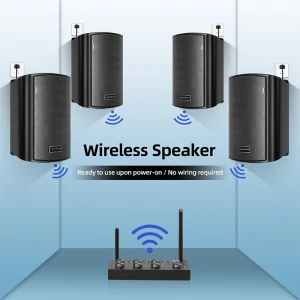 Wall Mounted Bluetooth Speaker 6.5 Inch Wireless Connection