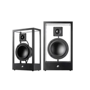 Wall Mounted Transparent Speaker Space Saving Stylish Audio Solution for Café Bookstore Flower Shop & Apartment