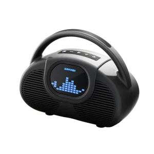 Wanyinba M16 Portable CD DVD VCD Player 80W High Power 2.2 Channel Speaker Super Subwoofer LCD for Bluetooth Connectivity for