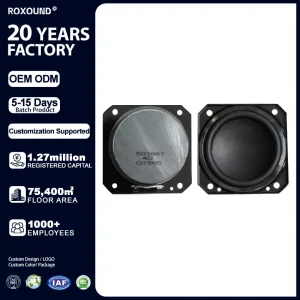 Waterproof 1.75 Inch Full Range Speaker Accessories 4Ohm 5W Iron Metal Speaker for Smart Home Outdoor Audio