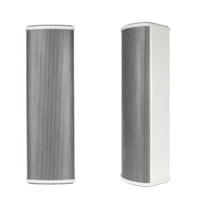 Waterproof Aluminum Column Speaker Outdoor Garden Speakers 20W 5″ Woofer 1″ Tweeter 60W Power for Outdoor Use