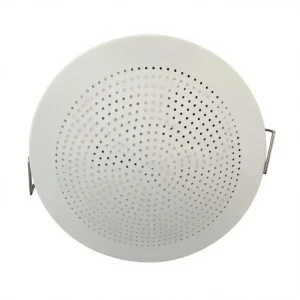 Waterproof IP65 Ceiling Speakers Sound System Light for Bathroom Shower Flush Mount Fixture with Safe Lighting for Wet Rooms