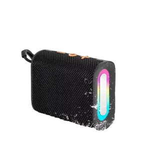 Waterproof Speaker Atmosphere Light 5W Output Battery Powered Plastic Cabinet Outdoor High Volume Home Desktop Music Play