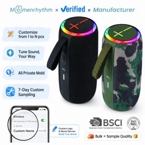 Waterproof Stereo BT S400 Outdoor Wireless DJ Bass Party Mini RGB Smart USB Portable Gaming Colorful LED Home Theatre Speaker