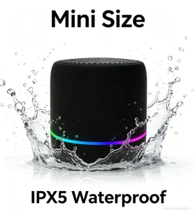 Waterproof Wireless Music Portable Outdoor Colorful LED Light BT Speaker